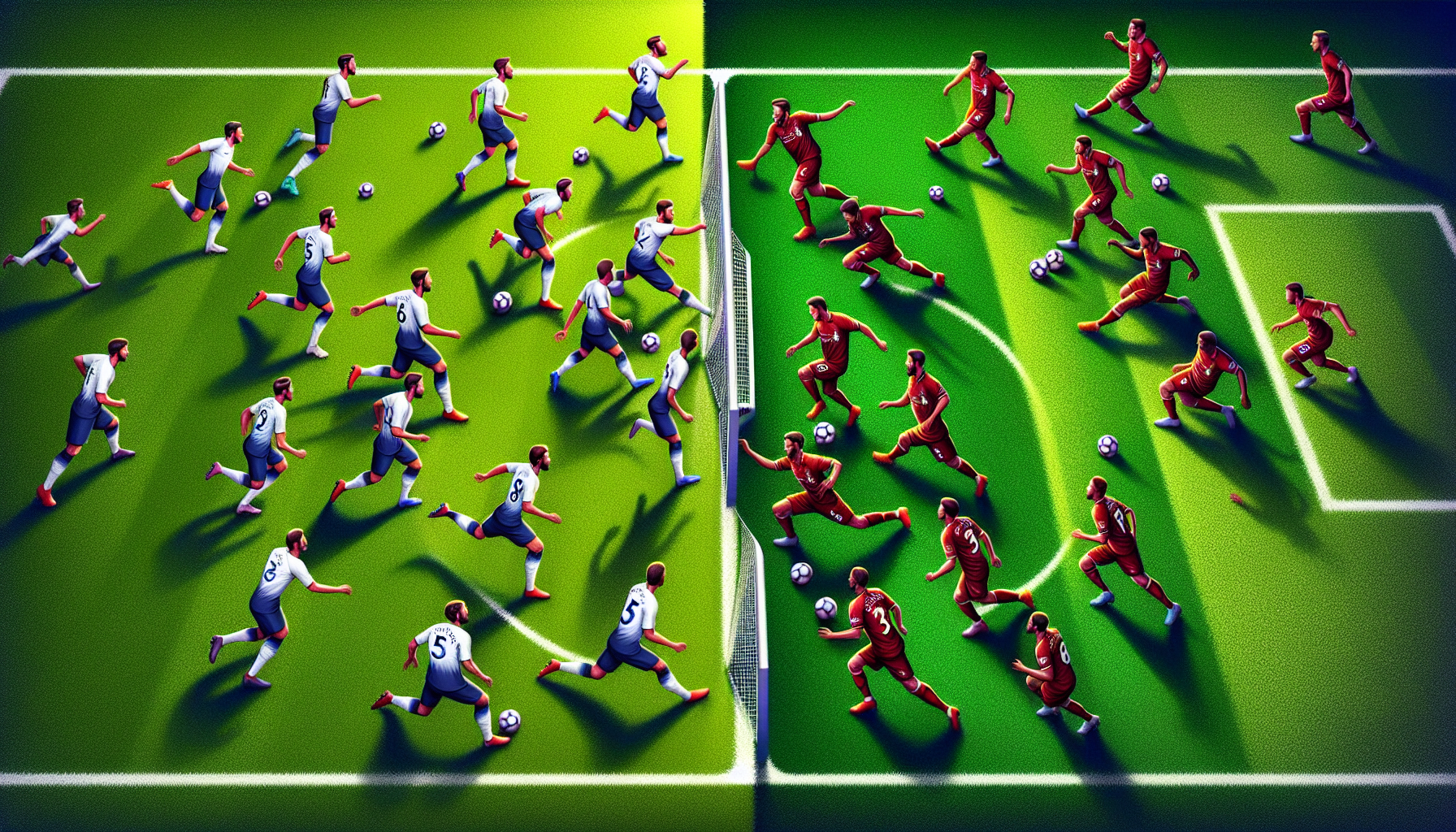 토트넘 vs 리버풀: 초반전에서 드러난 수비와 공격의 대조