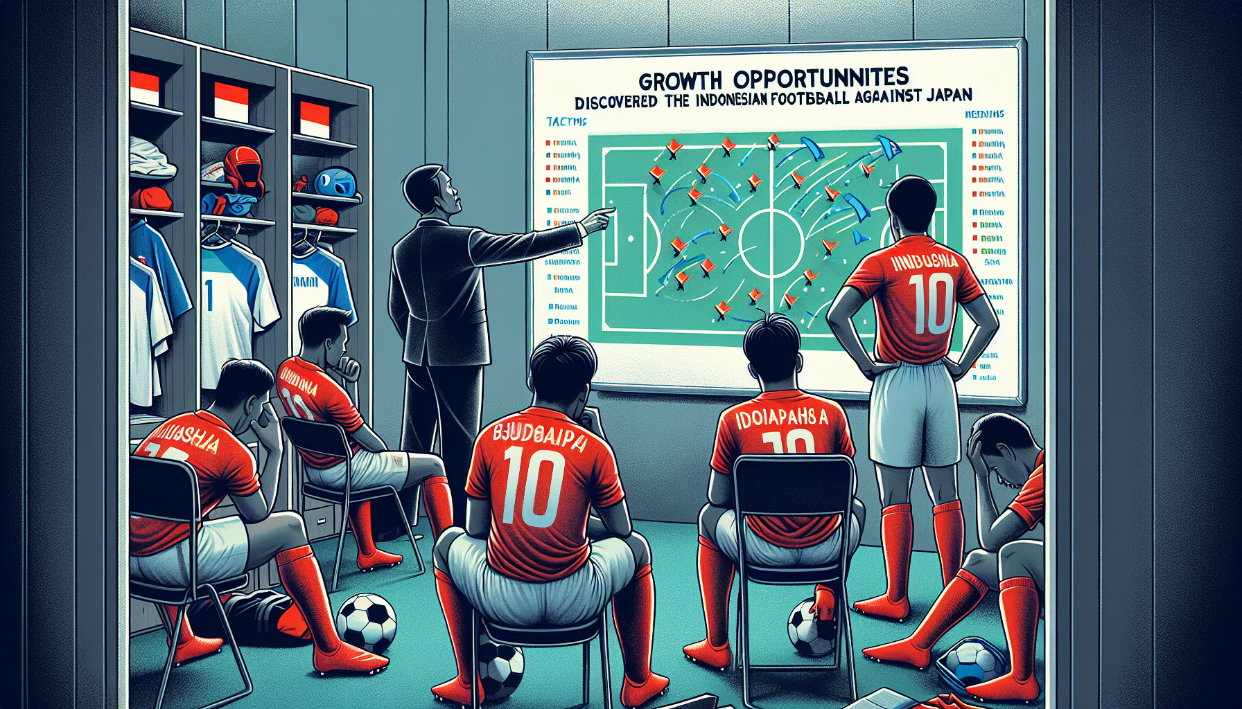 인도네시아 축구팀, 일본전 패배에서 발견한 성장의 기회
